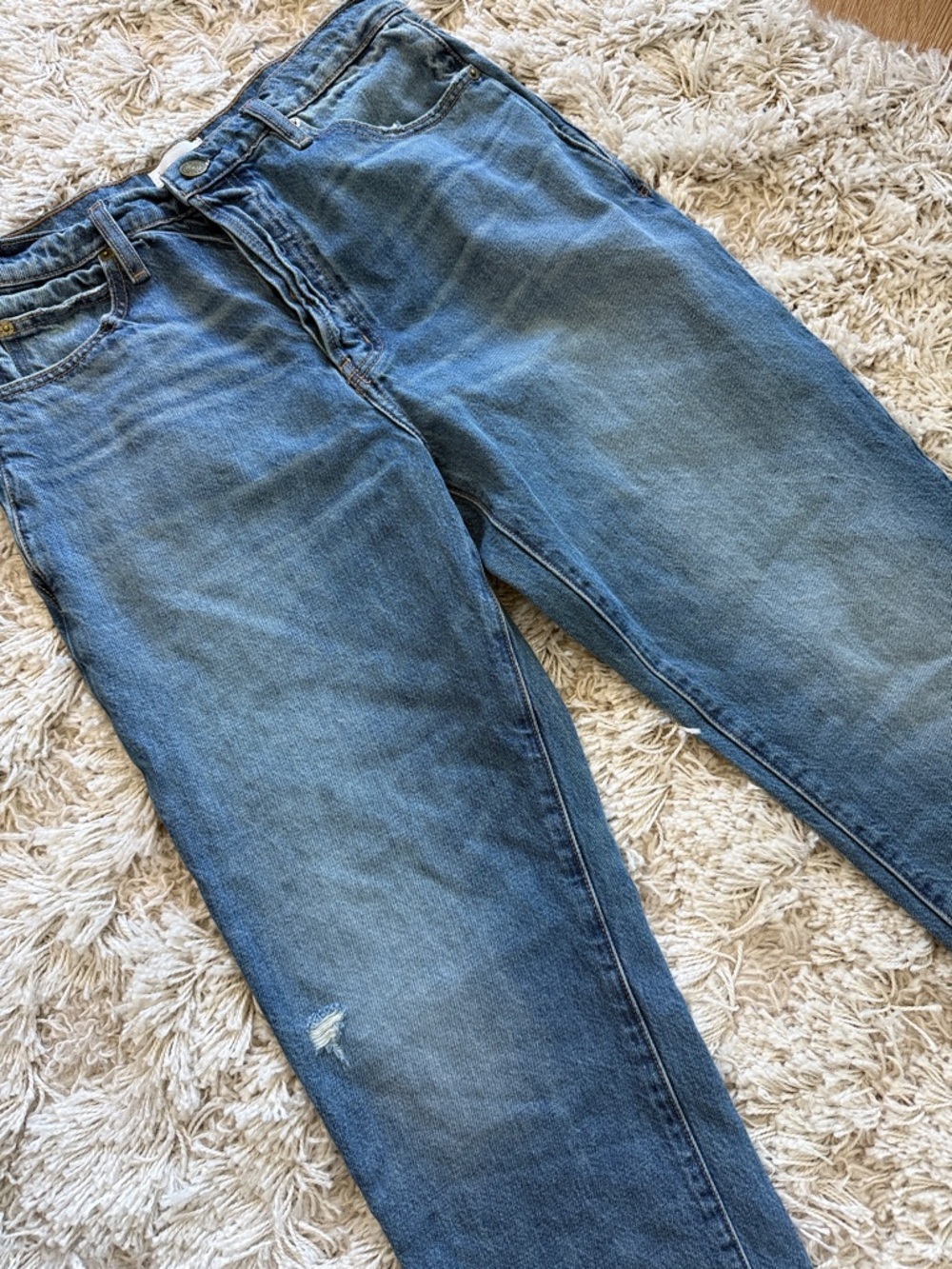 Frame Le Mec Straight-Leg Jeans in Malibu Sz 28 - Picture 4 of 9